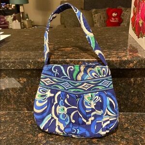 Vera Bradley Blue and Green Mini Bag